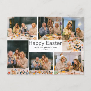 Moderne Osternfamilie 6 Foto Feiertagspostkarte