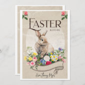 moderne Ostersegnungskarten Einladung (Vorne/Hinten)