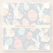 Moderne Ostersonnensammlung Glasuntersetzer (Rückseite)