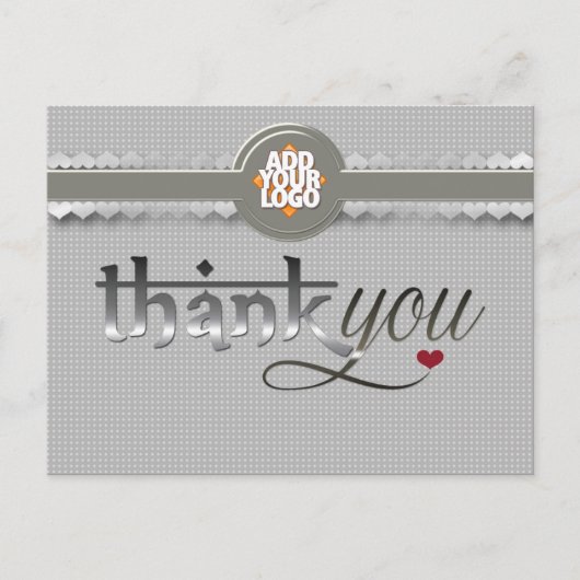 Moderne östliche Liebe Fusion Danke Postcard Postkarte (Vorderseite)