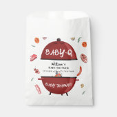 Moderne Outdoor GRILLEN Kinderdusche Geschenktütchen (Vorderseite)