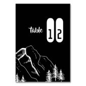 Moderne Outdoor Mountain Pine Tischnummer (Rückseite)