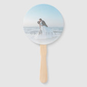 Moderne Overlay-Hochzeitfeier für Front & Back-Fot Fächer (Rückseite)