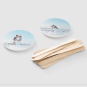 Moderne Overlay-Hochzeitfeier für Front & Back-Fot Fächer (Non-assembled)