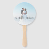 Moderne Overlay-Hochzeitfeier für Front & Back-Fot Fächer (Vorderseite)