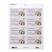 Moderne Owls Buchzeichen (Vorne)