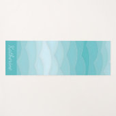 Moderne Ozean-Verlaufs-Muster Yogamatte (Vorderseite (Horizontal))