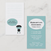 Moderne Pädiatrische Dental Care Business Card Terminkarte (Vorne/Hinten)