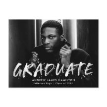 Moderne Paint Spritzer Foto Graduation Party