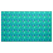 Moderne Paisley-Muster, Türkis, Blau und Aqua Stoff (Yard (91,4 cm))