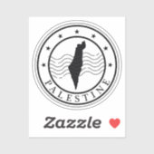 Moderne palästinensische Briefmarke Aufkleber (Blatt)