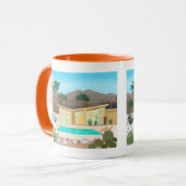 Moderne Palm Springs Pool House Tasse Mitte des Ja (Vorderseite Links)