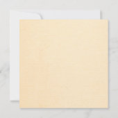 Moderne Palme-Leinwand-Hochzeits-Einladungen Einladung (Rückseite)