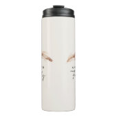 Moderne Pampas Gras Familiengeschenk Aufenthalt Thermosbecher (Vorderseite)