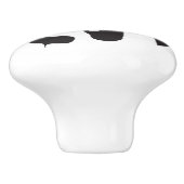 Moderne Panda Keramik Pull Knoblauch Keramikknauf (Seitenansicht)