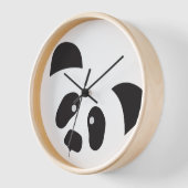 Moderne Panda Wall Clock, 10" Runde Uhr (Winkel)