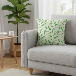 Moderne Pandan-Blatt-Muster Kissen