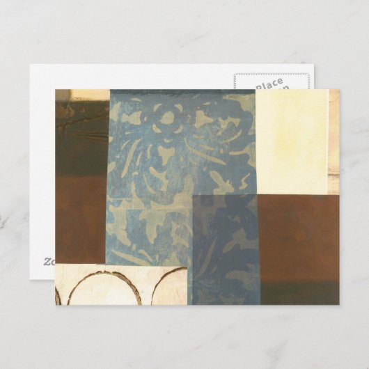 Moderne Panel-Malerei Postkarte (Vorne/Hinten)