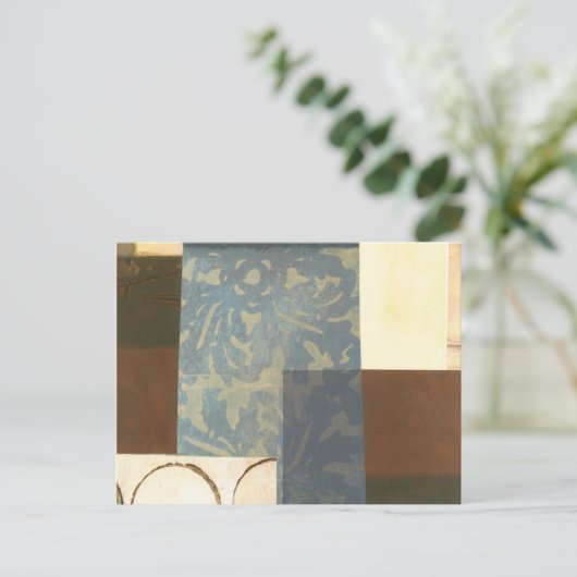 Moderne Panel-Malerei Postkarte (Stehend Vorderseite)