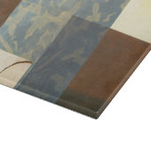 Moderne Panel-Malerei Schneidebrett (Ecke)