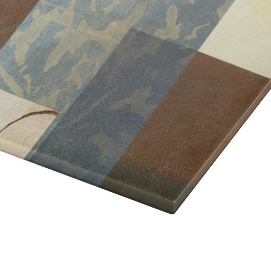 Moderne Panel-Malerei Schneidebrett (Ecke)