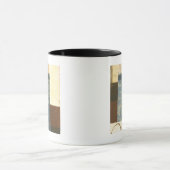 Moderne Panel-Malerei Tasse (Zentrum)