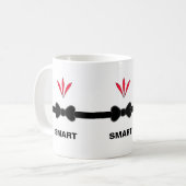 Moderne Papa-Fliege Kaffeetasse (Vorderseite Links)