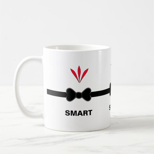 Moderne Papa-Fliege Kaffeetasse (Links)