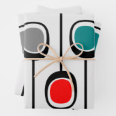 Moderne Papierfolien aus dem Mittelalter Geschenkpapier Set (Beispiel)