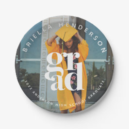 Moderne Papierplatte für Foto Pappteller