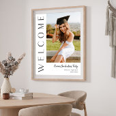 Moderne Partei für den Abschluss eines vertikalen  Poster