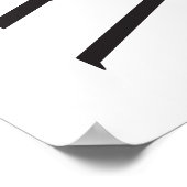 Moderne Partei für den Abschluss eines vertikalen  Poster (Ecke)