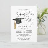 Moderne Partei für den Minimalistischen Foto Einladung (Stehend Vorderseite)