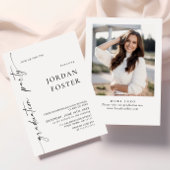 Moderne Partei für den Minimalistischen FOTO Einladung