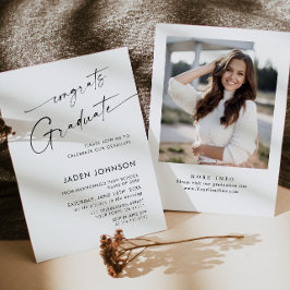 Moderne Partei für den Minimalistischen FOTO Einladung