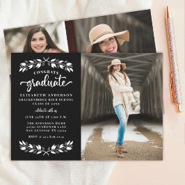 Moderne Partei für den Schwarz-weißen Foto Ankündigung