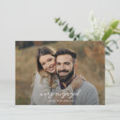 Moderne Partei für Skripte und Fotos Einladung (Stehend Vorderseite)