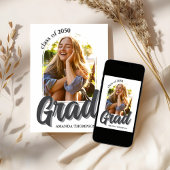 Moderne Partei mit zwei Fotos Einladung