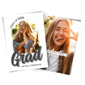 Moderne Partei mit zwei Fotos Einladung