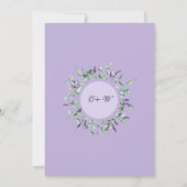 Moderne Partnerschaft für geometrische Rahmen Euka Einladung (Rückseite)