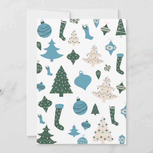 Moderne Party Einladung (Rückseite)