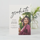 Moderne Party Einladung Arch Grad (Stehend Vorderseite)