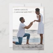 moderne Party Einladung für einfaches Foto (Vorderseite)