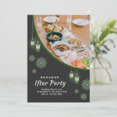 Moderne Party Einladung Ramadan Iftar (Stehend Vorderseite)