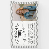 Moderne Party für Zickzack Foto Banner (Vertikal)