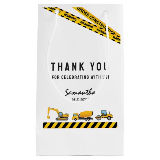 Moderne Party-Geschenktasche Kleine Geschenktüte (Vorderseite)