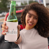 Moderne Pasta Pink Schönheit Personalisiert Dosenkühler