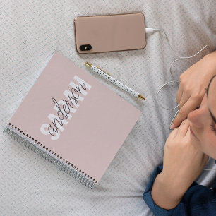 Moderne Pasta Pink Schönheit Personalisiert Notizblock