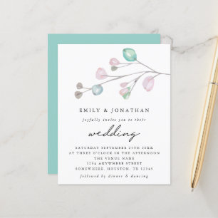 Moderne Pastel-Blätter für Hochzeiten