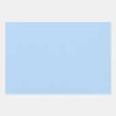 Moderne Pastel Blue Gingham Wrapping Paper Sheets Geschenkpapier Set (Vorderseite 3)